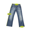 G-Star Faded Straight Leg Cotton Jeans