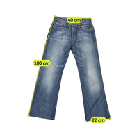 G-Star Faded Straight Leg Cotton Jeans