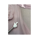Silk Ruffle Wrap Blouse
