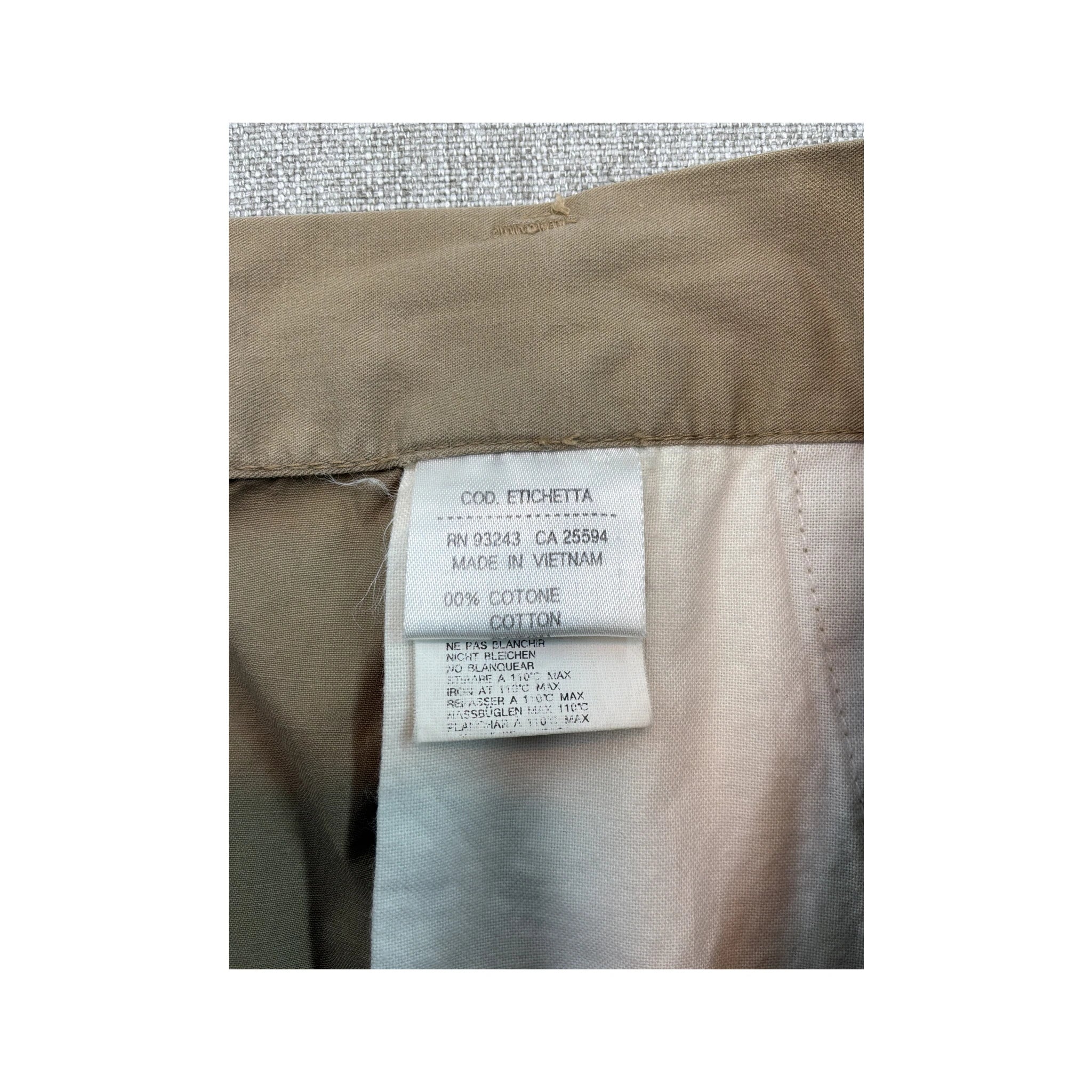 Diesel Beige Logo Embroidered Midi Skirt