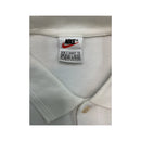 Nike White Embroidered Logo Polo Shirt
