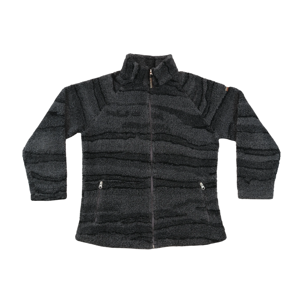 Napapijri Geographic Textured Sherpa Fleece Jacket