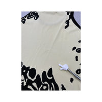 Top de alças JELO com Tachas e estampado abstrato