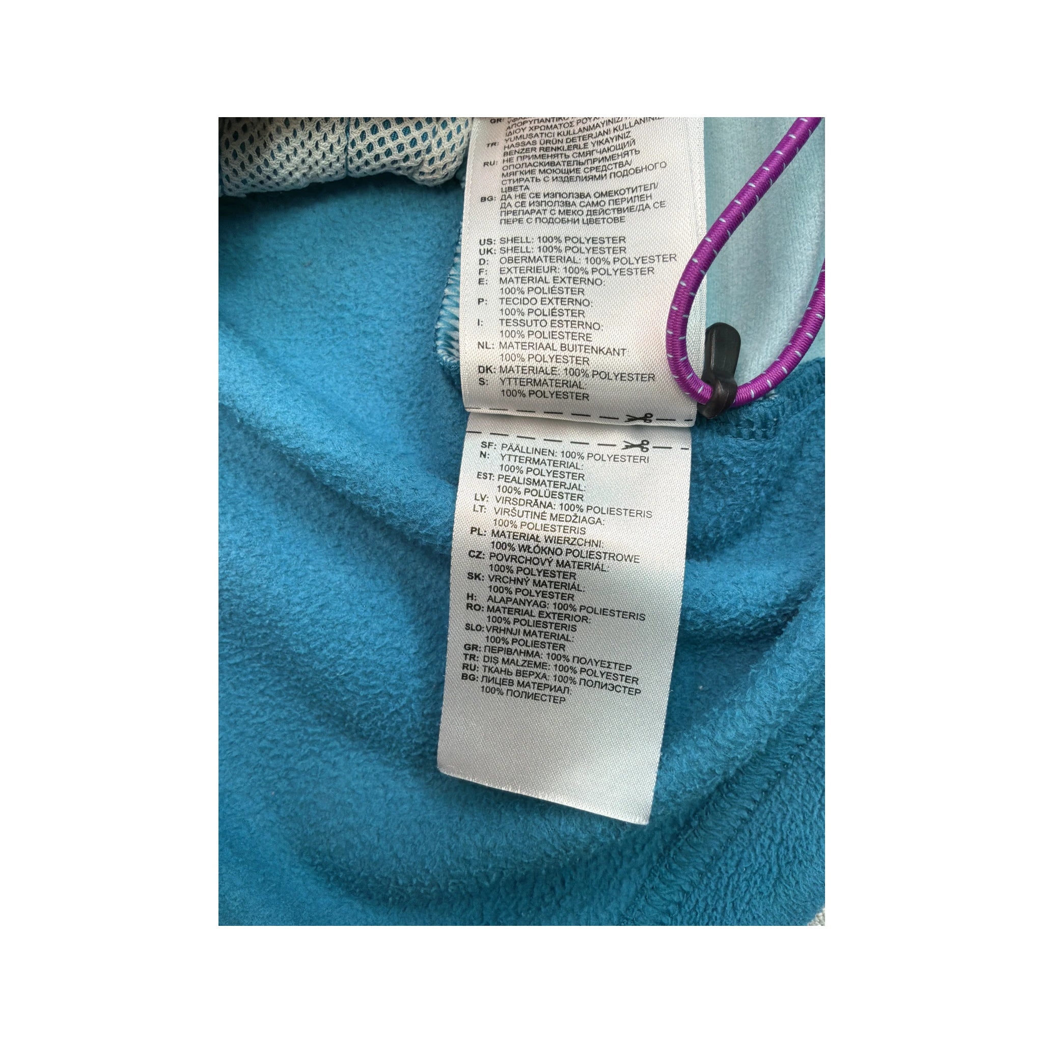 Adidas Colorblock Zip-Up Fleece Jacket