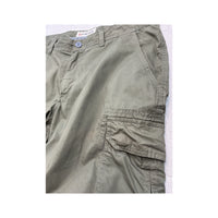 redpoint Olive Green Cotton Cargo Shorts