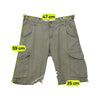 Scotch & Soda Beige Cotton Ripstop Cargo Shorts