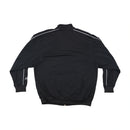 adidas Black Logo Piped Track Jacket (lavagem?)