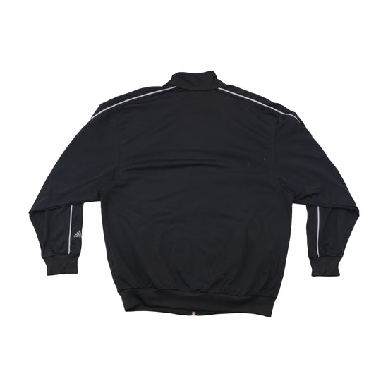 adidas Black Logo Piped Track Jacket