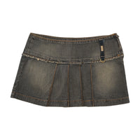 Phard Washed Cotton Denim Mini Skirt