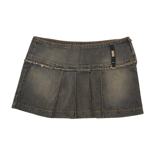 Phard Washed Cotton Denim Mini Skirt