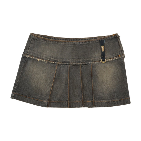 Phard Washed Cotton Denim Mini Skirt