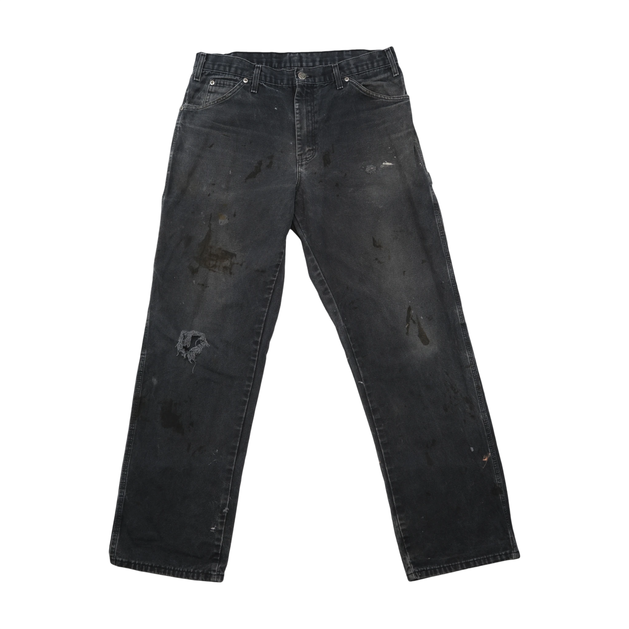 Dickies Vintage Black Distressed Carpenter Jeans