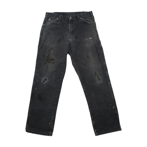 Dickies Vintage Black Distressed Carpenter Jeans