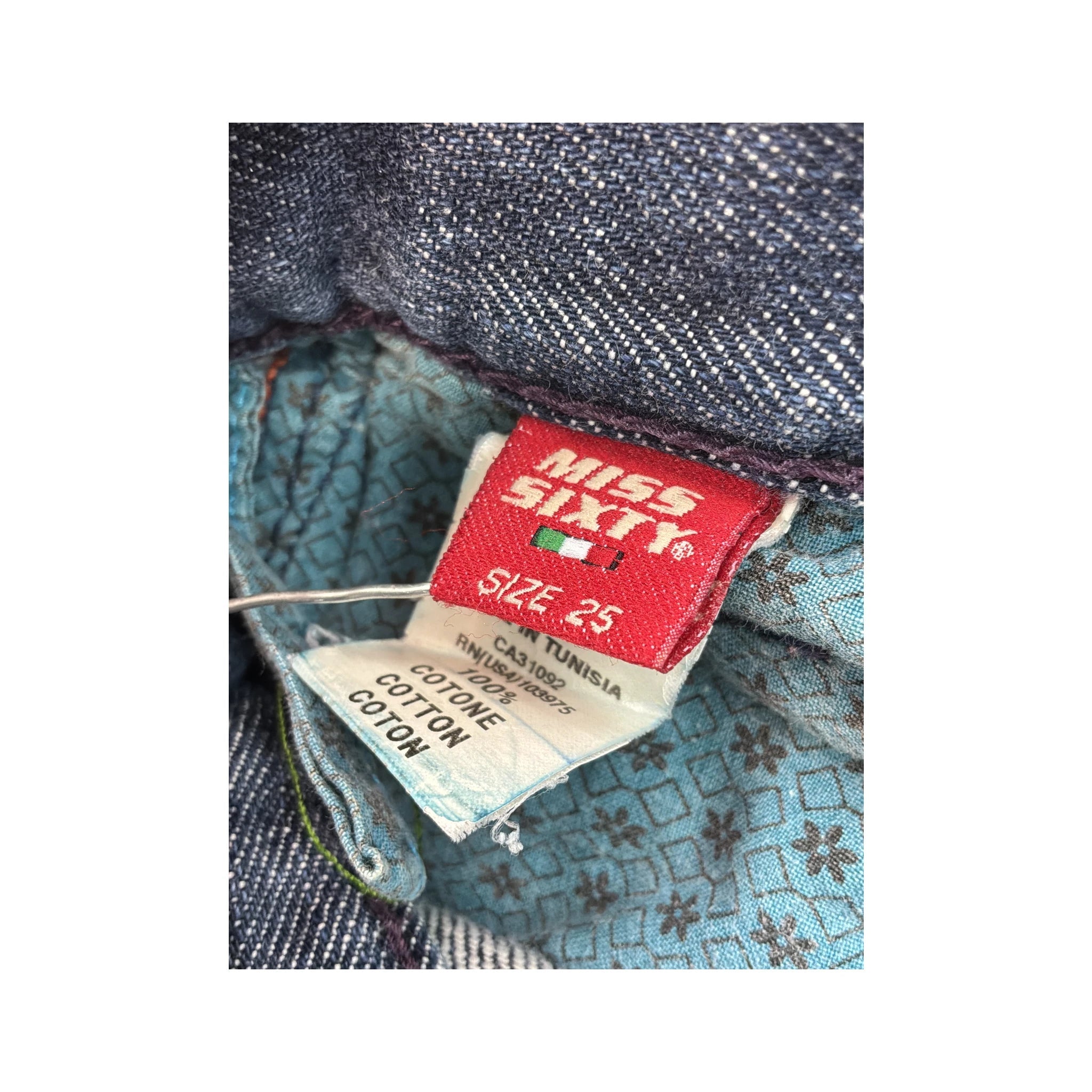 Miss Sixty Low Rise Distressed Denim Jeans