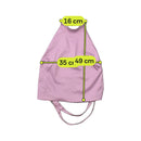 Vintage Pink Halter Snap Neck Tie Back Blouse
