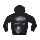 Sweatshirt com capuz Polar Spiral Direct em algodão com estampado de Caveira
