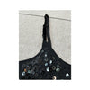 Y2K Black Sequin Cami Tank Top