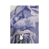 Vintage Purple Rose and Animal Print Asymmetric Midi Skirt