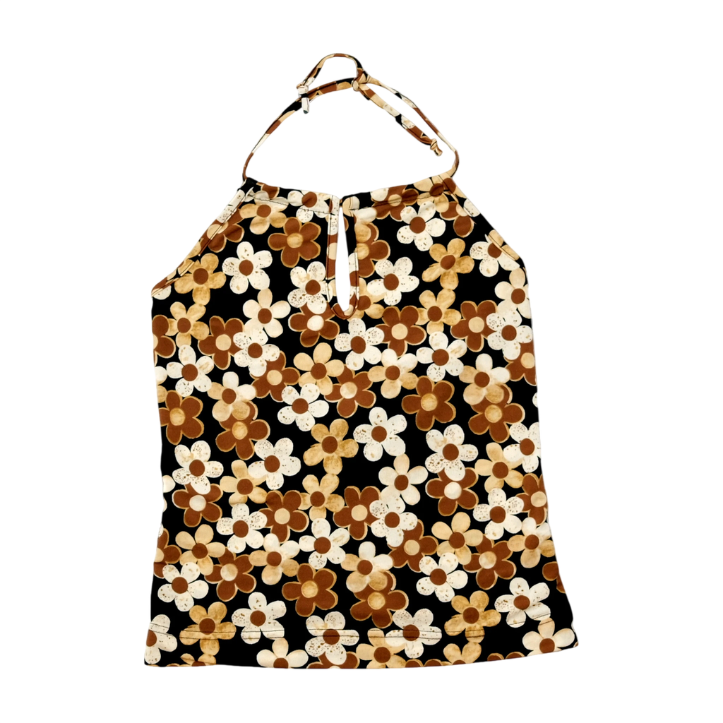Habana Floral Halter Neck Top