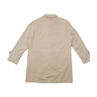 Vintage Beige Minimalist Car Coat Jacket