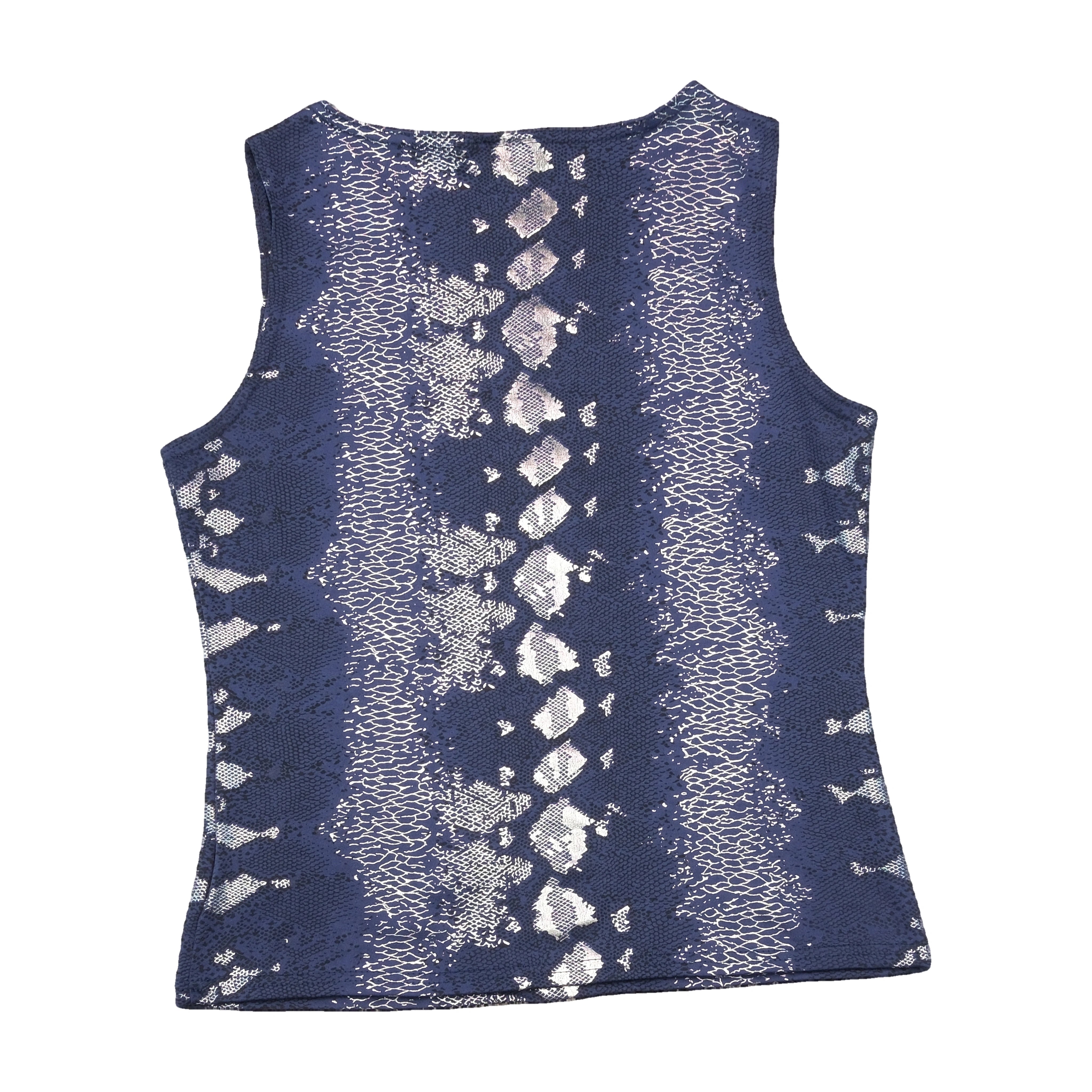 Clockhouse Snakeskin Print Sleeveless Tank Top