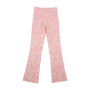 Sinsay Pastel Floral Flared Pants