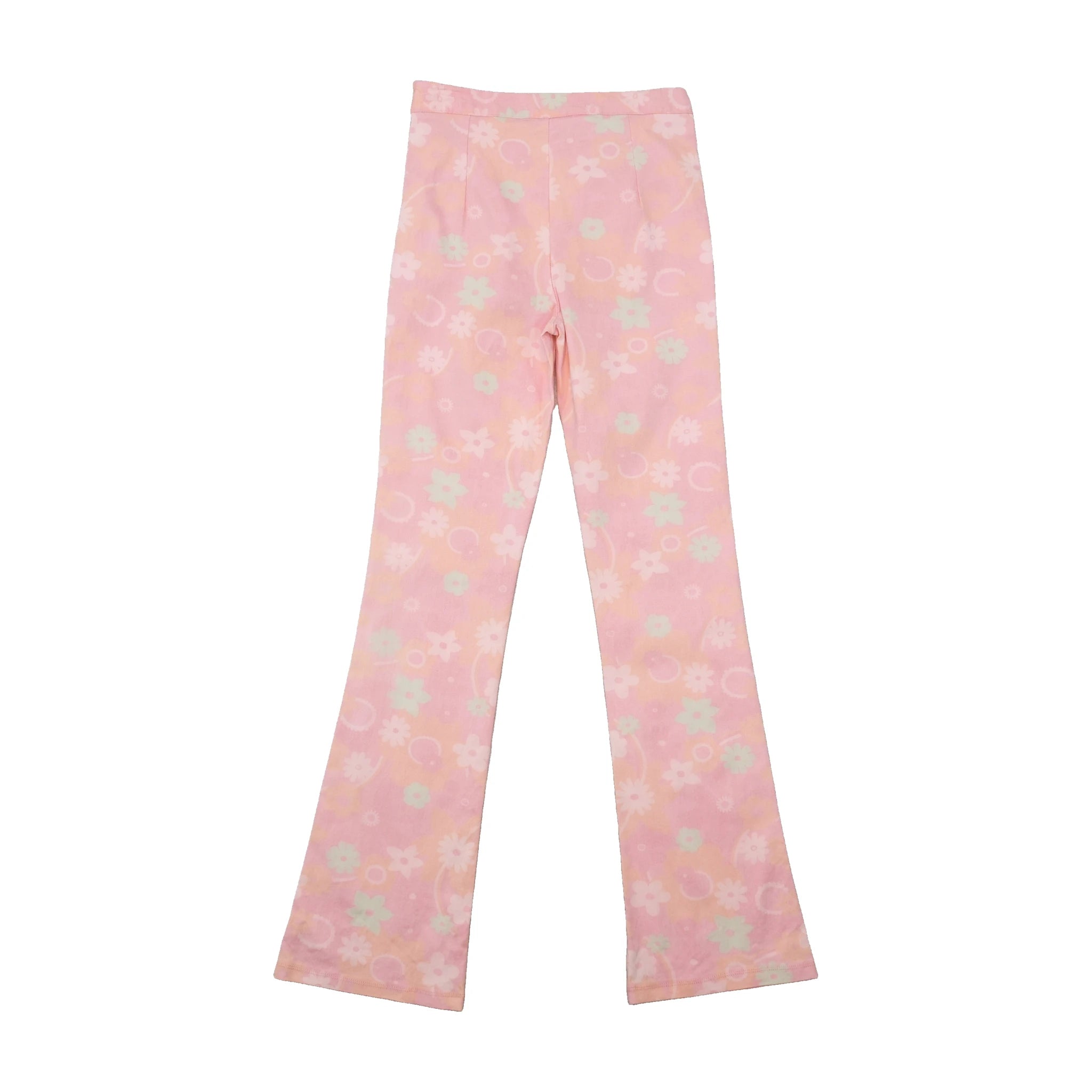 Sinsay Pastel Floral Flared Pants
