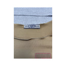 BASE Beige Floral Appliqué Graphic Long Sleeve T-shirt (Repriced)