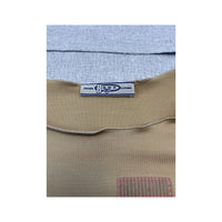 BASE Beige Floral Appliqué Graphic Long Sleeve T-shirt (Repriced)