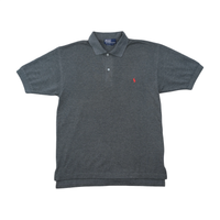 Polo Ralph Lauren Heather Gray Piqué Polo Shirt