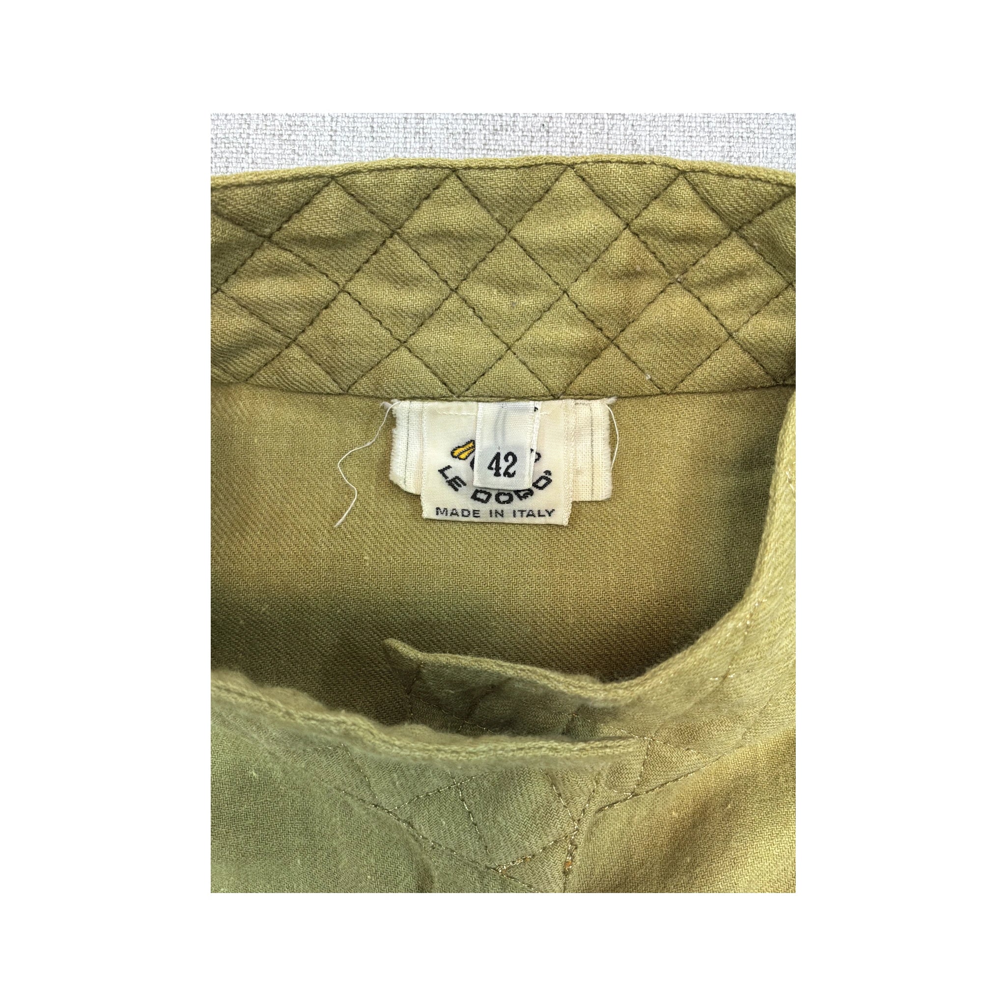 Le Dodo Quilted Yoke Button Up Shirt