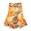 EXE Sheer Asymmetric Floral Mesh Skirt