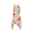 Floral Print Strappy Asymmetrical Hem Jumpsuit