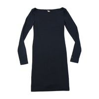 Miss Sixty Collection Rhinestone Script Long Sleeve Bodycon Dress