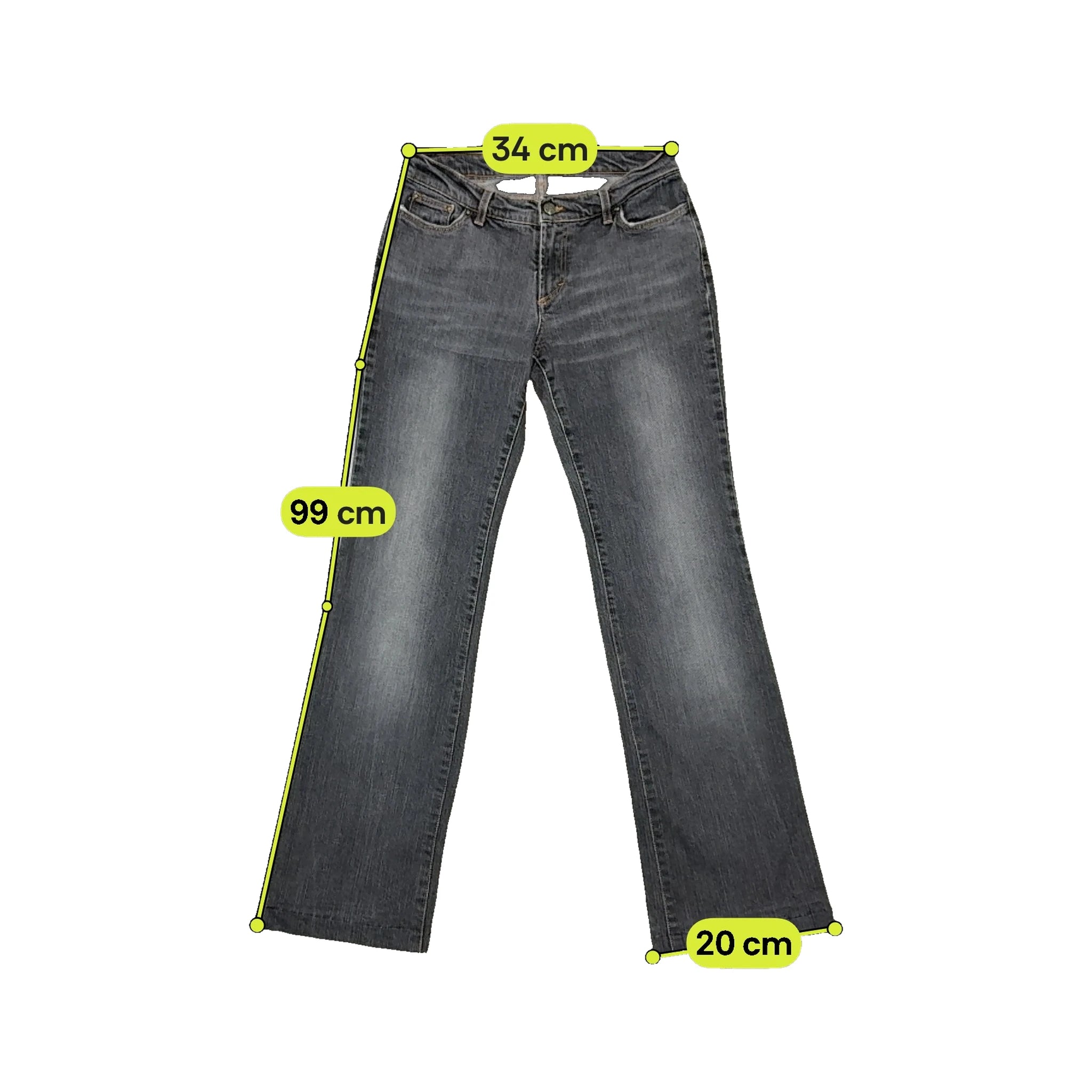 Just Cavalli Gray Faded Bootcut Jeans