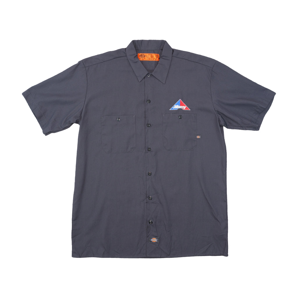 Dickies Jillamy Patch Short Sleeve Cotton Blend Work Shirt