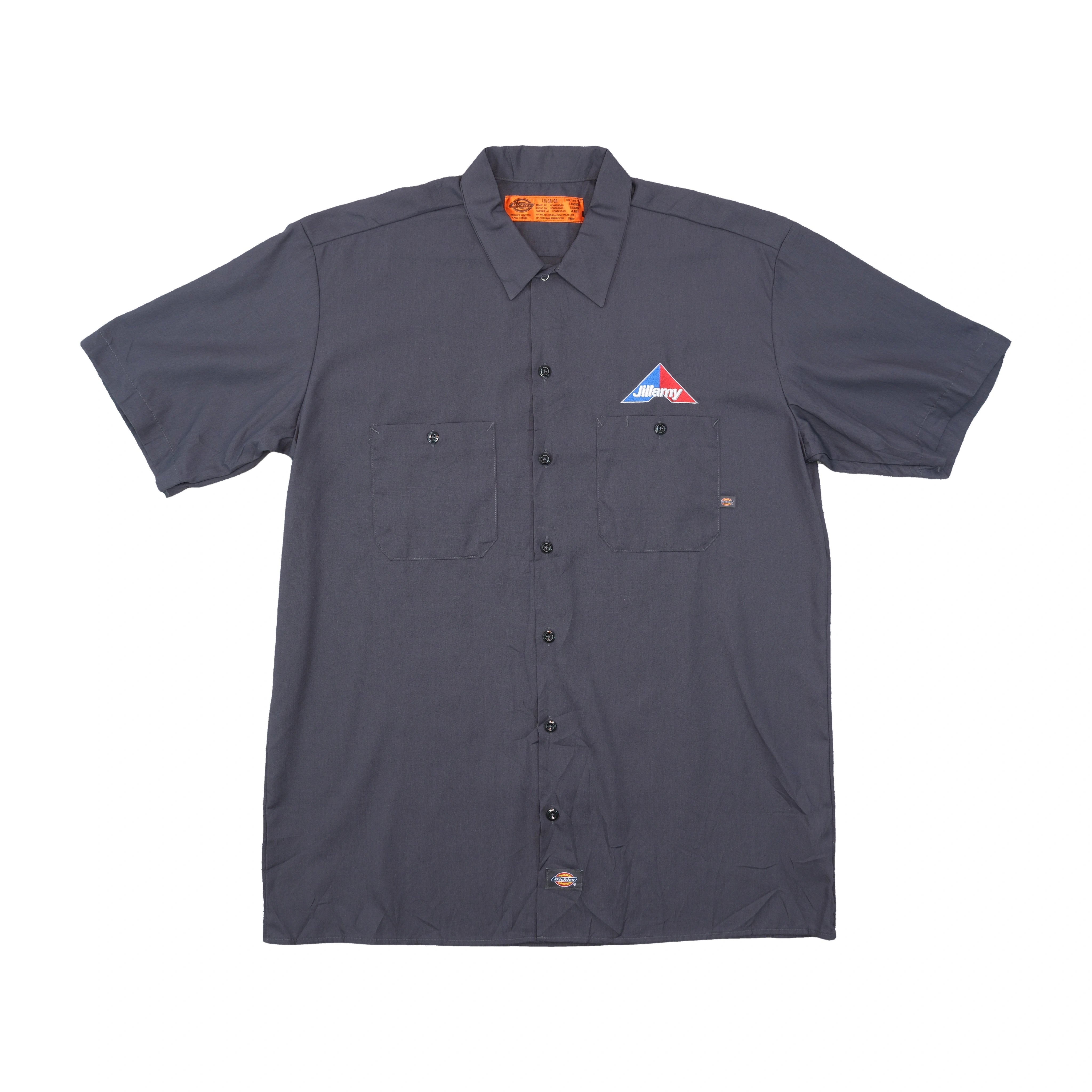Dickies Jillamy Patch Short Sleeve Cotton Blend Work Shirt