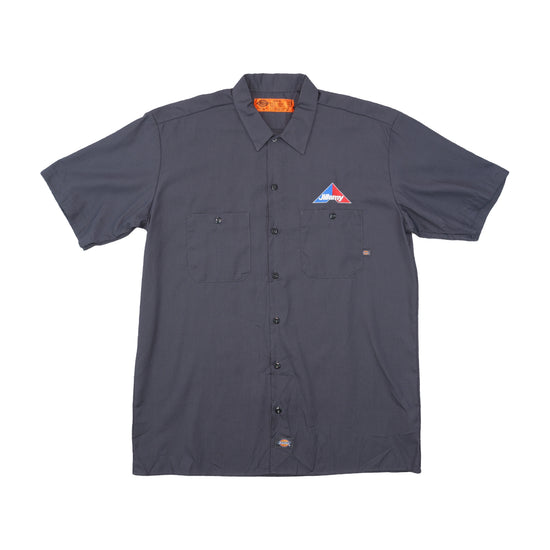 Dickies Jillamy Patch Short Sleeve Cotton Blend Work Shirt