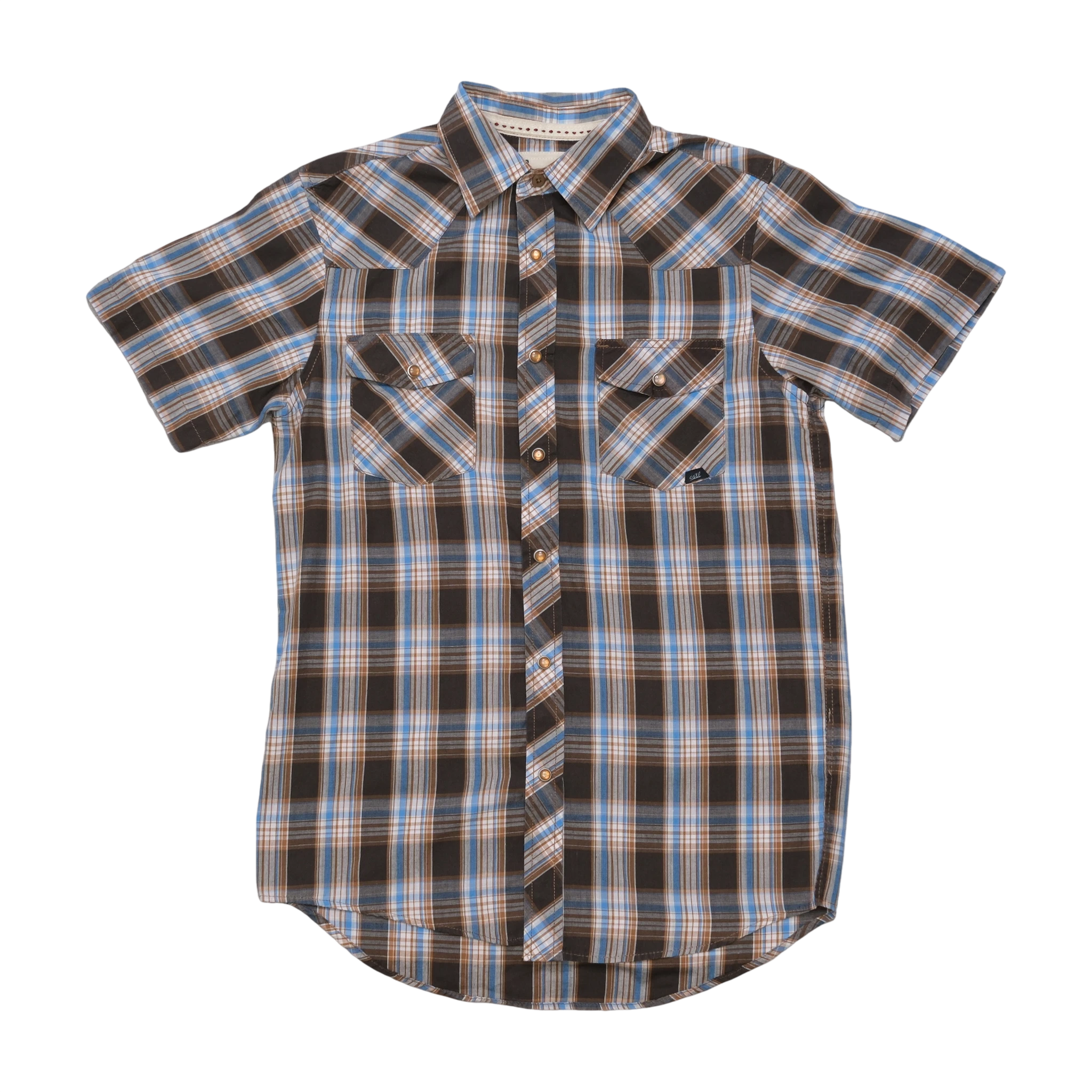 Camisa Western Coast to Coast em xadrez com Molas