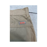 Diesel Beige Logo Embroidered Midi Skirt