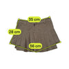 Liu Jo Brown Pleated Mini Skirt