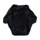 Miss Sixty Black Fuzzy Knit Capelete Sweater