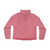Nike Women’s Pink Fleece Cowl-Neck Pullover Sweatshirt