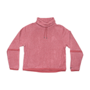 Nike Women’s Pink Fleece Cowl-Neck Pullover Sweatshirt