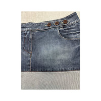 Calvin Klein Jeans Two Tone Denim Mini Skirt