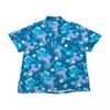 Yamaris Ocean Print Viscose Button Up Shirt
