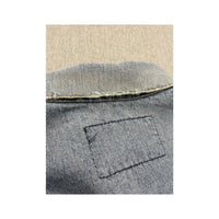 Outsider Italia Vintage Light Wash Cotton Denim Trucker Jacket