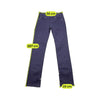 Calças de ganga Armani Jeans em algodão Elástico roxo com Bolsos de Lantejoulas