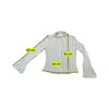 Pimkie Striped Flare Sleeve Blouse