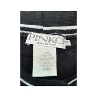 Pinko Sleeveless Knit Tank Top with Striped Trim